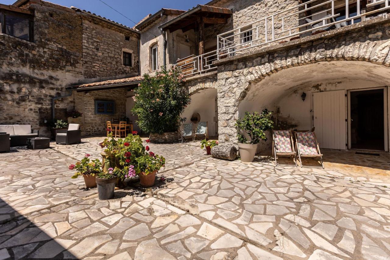 Les Monteils Hotel Grospierres Exterior foto